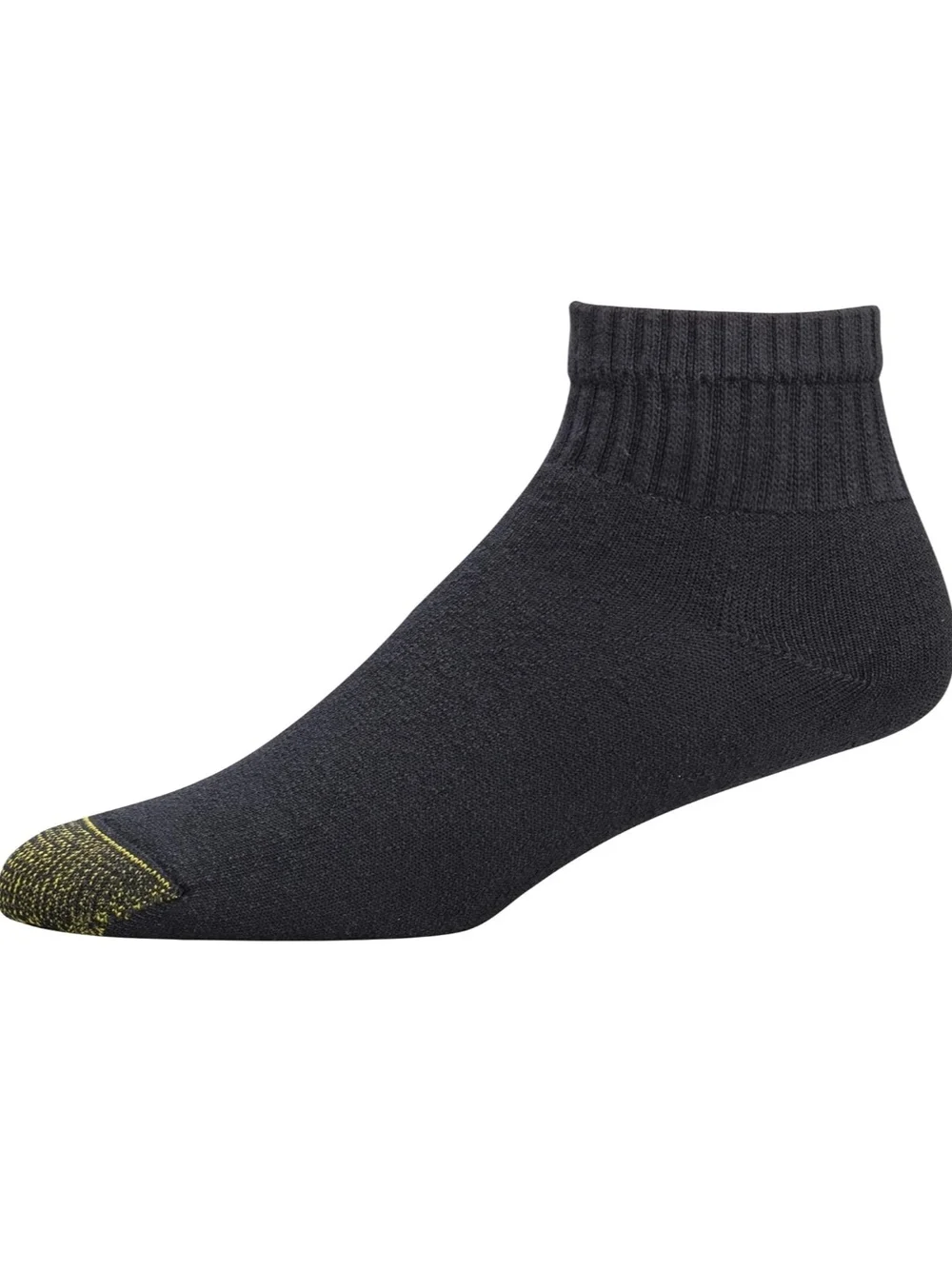 Gold Toe Black Quarter Athletic Socks - 6 Pack